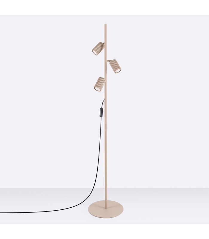 Karbon Multi Arm Floor Lamp Taupe 3x GU10-2