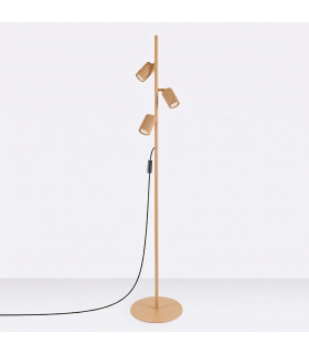 Karbon Multi Arm Floor Lamp Gold 3x GU10-2