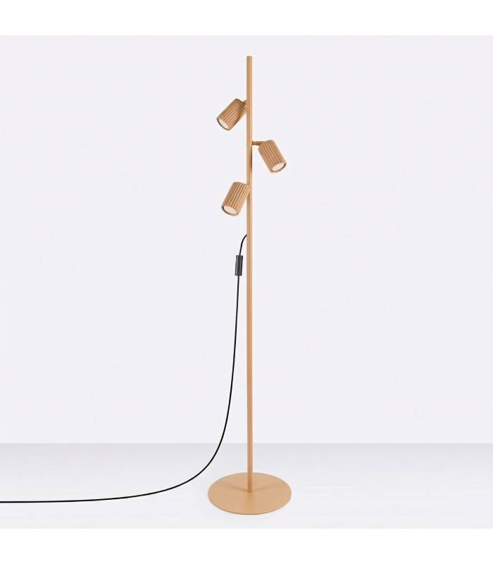 Karbon Multi Arm Floor Lamp Gold 3x GU10-2