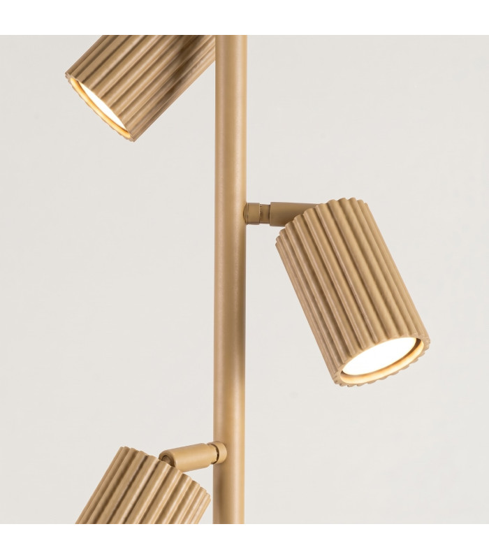 Karbon Multi Arm Floor Lamp Gold 3x GU10-4