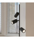 Karbon Multi Arm Floor Lamp Black 3x GU10-13