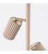 Karbon Multi Arm Floor Lamp Taupe 3x GU10-6