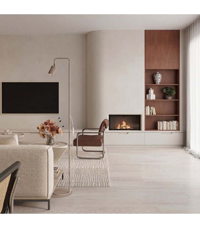 Karbon Task Floor Lamp Taupe 1x GU10-11