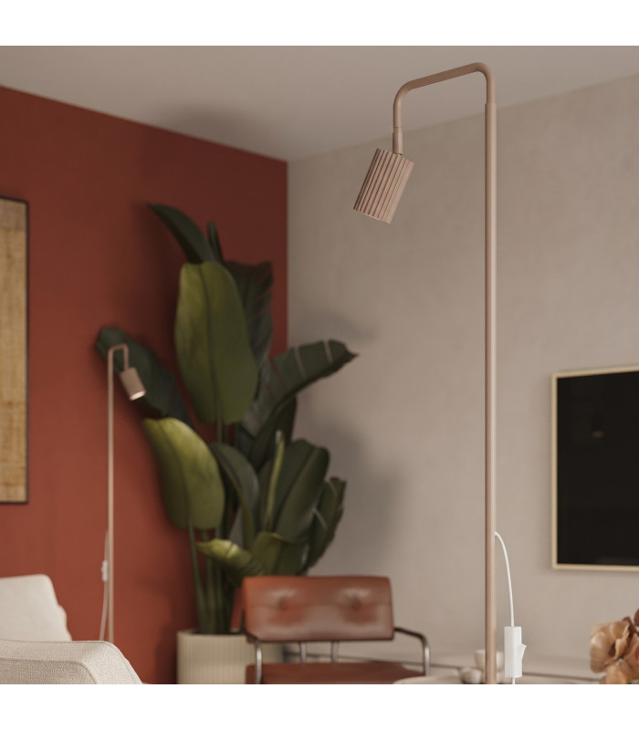 Karbon Task Floor Lamp Taupe 1x GU10-13
