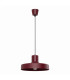 Bilo Dome Pendant Ceiling Light Burgundy 1x E27-1