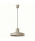 Bilo Dome Pendant Ceiling Light Taupe 1x E27-1