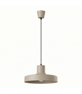 Bilo Dome Pendant Ceiling Light Taupe 1x E27-1