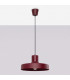 Bilo Dome Pendant Ceiling Light Burgundy 1x E27-2