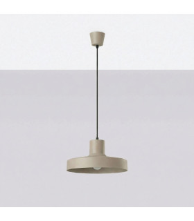 Bilo Dome Pendant Ceiling Light Taupe 1x E27-2