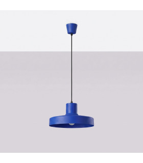 Bilo Dome Pendant Ceiling Light Ultramarine 1x E27-2