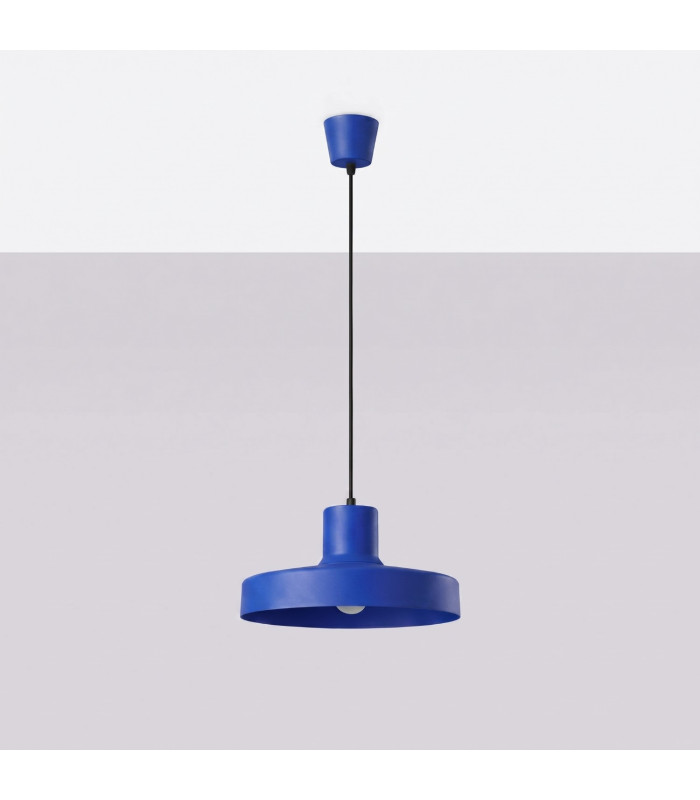 Bilo Dome Pendant Ceiling Light Ultramarine 1x E27-2