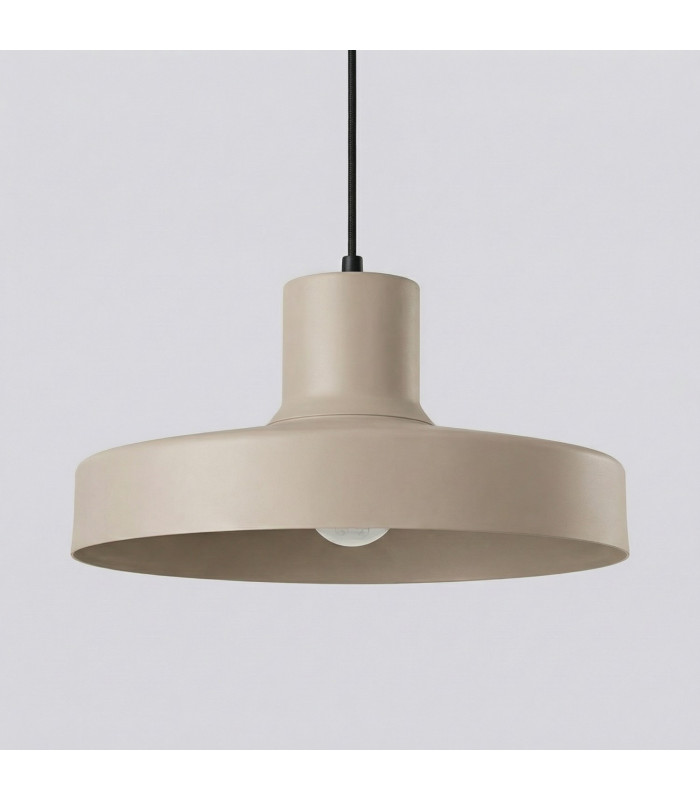 Bilo Dome Pendant Ceiling Light Taupe 1x E27-5
