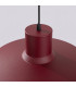 Bilo Dome Pendant Ceiling Light Burgundy 1x E27-7