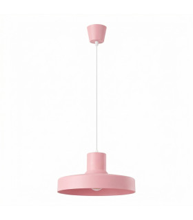Bilo Dome Pendant Ceiling Light Pink 1x E27-1