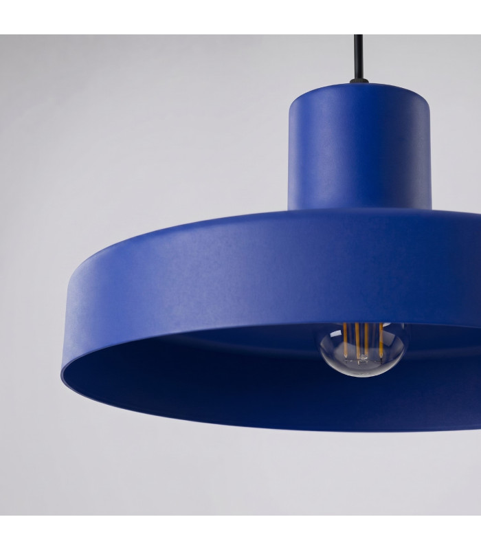 Bilo Dome Pendant Ceiling Light Ultramarine 1x E27-6