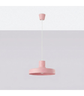 Bilo Dome Pendant Ceiling Light Pink 1x E27-2