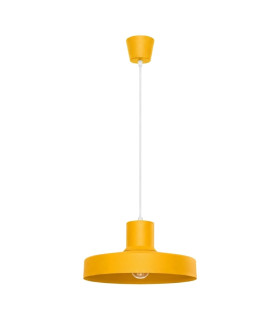 Bilo Dome Pendant Ceiling Light Yellow 1x E27-1
