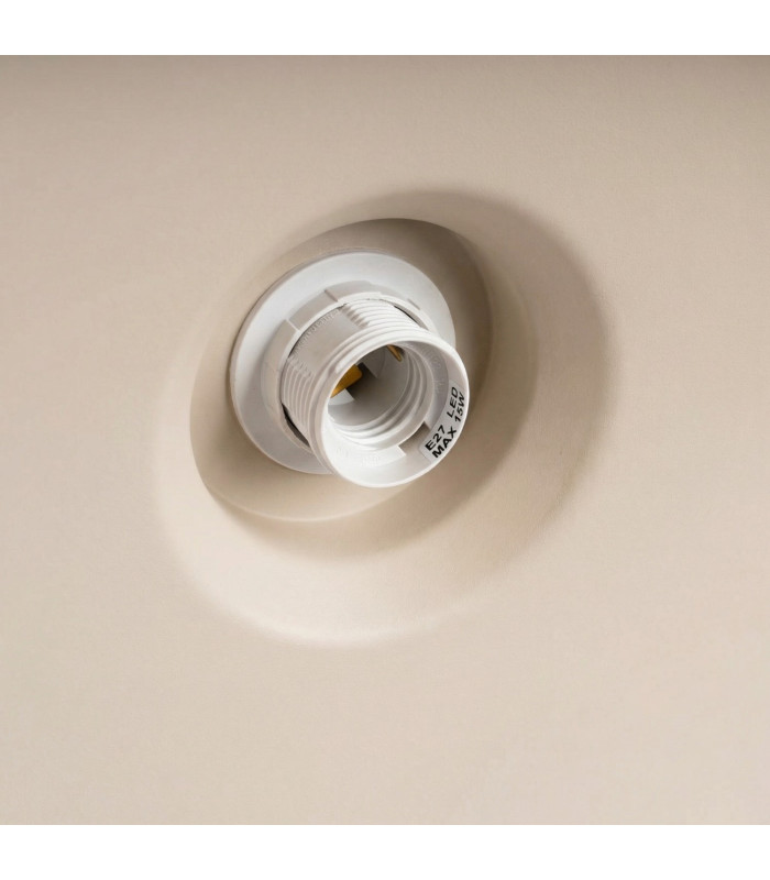 Bilo Dome Pendant Ceiling Light Taupe 1x E27-8