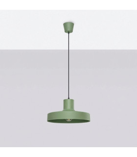 Bilo Dome Pendant Ceiling Light Sage 1x E27-2