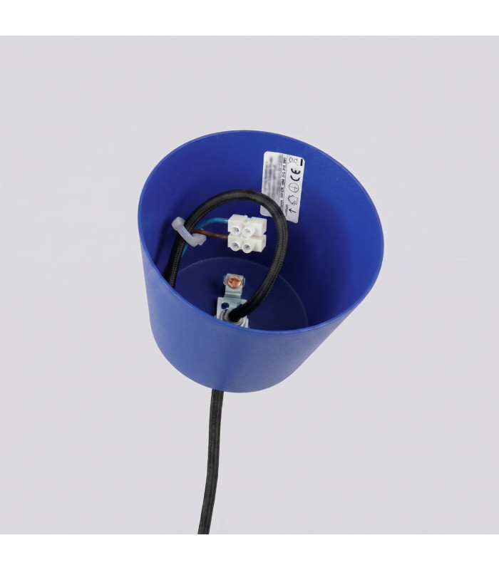 Bilo Dome Pendant Ceiling Light Ultramarine 1x E27-8