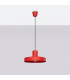 Bilo Dome Pendant Ceiling Light Red 1x E27-2