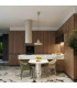 Bilo Dome Pendant Ceiling Light Taupe 1x E27-12