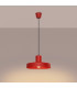 Bilo Dome Pendant Ceiling Light Red 1x E27-3