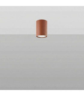 Lagos 10cm Surface Mounted Downlight Red Ochre 1x GU10-2