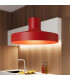 Bilo Dome Pendant Ceiling Light Red 1x E27-14