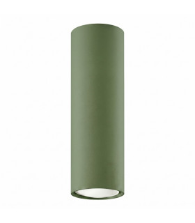 Lagos 20cm Surface Mounted Downlight Olive Green 1x GU10-1