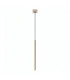 Pastelo Slim Pendant Ceiling Light Taupe 1x G9-1