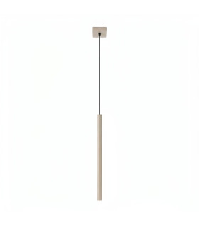 Pastelo Slim Pendant Ceiling Light Taupe 1x G9-1