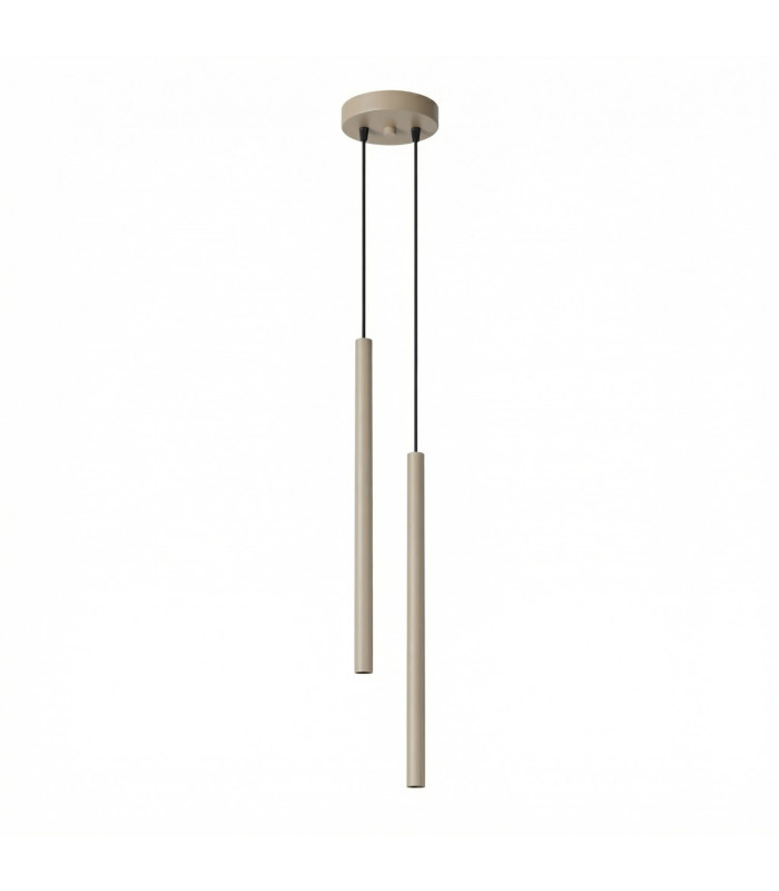 Pastelo Cluster Pendant Ceiling Light Taupe 2x G9-1