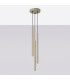 Pastelo Cluster Pendant Ceiling Light Taupe 3x G9-2