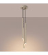 Pastelo Cluster Pendant Ceiling Light Taupe 3x G9-3