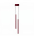 Pastelo Cluster Pendant Ceiling Light Burgundy 2x G9-1