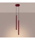 Pastelo Cluster Pendant Ceiling Light Burgundy 2x G9-3