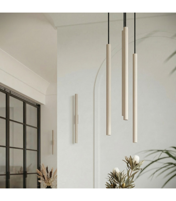 Pastelo Cluster Pendant Ceiling Light Taupe 2x G9-9