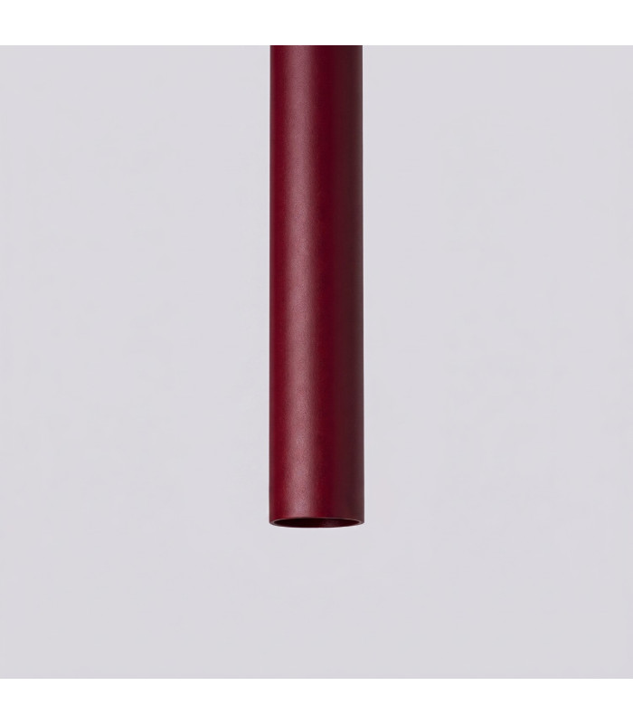 Pastelo Cluster Pendant Ceiling Light Burgundy 2x G9-4
