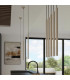 Pastelo Cluster Pendant Ceiling Light Taupe 3x G9-9