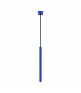 Pastelo Slim Pendant Ceiling Light Ultramarine 1x G9-1