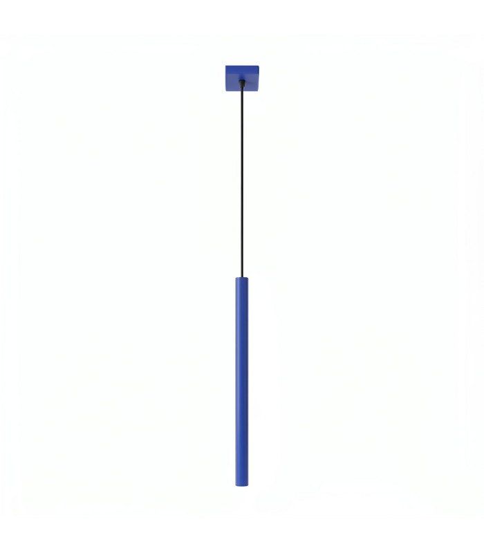 Pastelo Slim Pendant Ceiling Light Ultramarine 1x G9-1