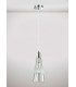 Ceiling Pendant 1 Light E14 Polished Chrome, Crystal - 2