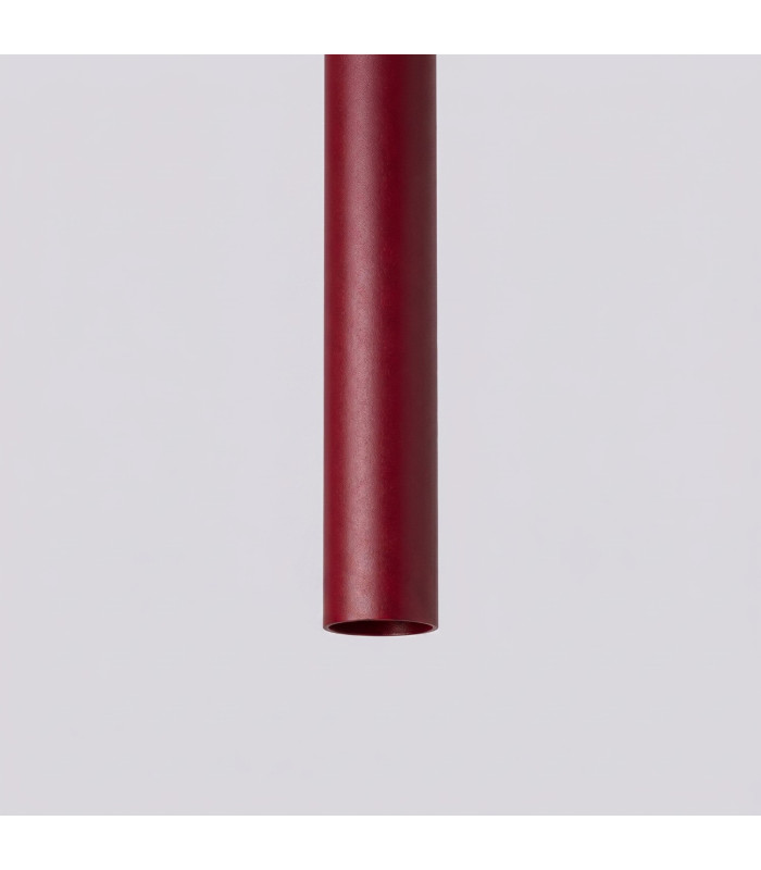 Pastelo Cluster Pendant Ceiling Light Burgundy 3x G9-4