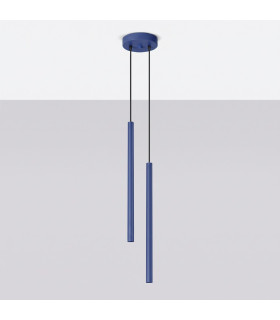 Pastelo Cluster Pendant Ceiling Light Ultramarine 2x G9-2