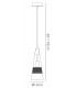 Ceiling Pendant 1 Light E14 Polished Chrome, Crystal - 3