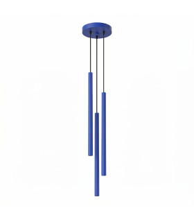 Pastelo Cluster Pendant Ceiling Light Ultramarine 3x G9-1
