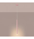 Pastelo Slim Pendant Ceiling Light Pink 1x G9-3