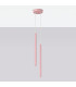 Pastelo Cluster Pendant Ceiling Light Pink 2x G9-2