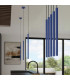 Pastelo Cluster Pendant Ceiling Light Ultramarine 3x G9-9